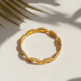 Elegant Half Flower Diamond Kada Bracelet